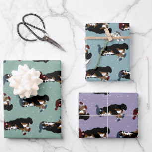 Bernese Mountain Dog Geschenkpapier Set