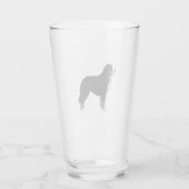 Bernese Mountain Dog Glas (Rückseite)