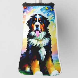Bernese Mountain Dog Golf Head Cover Golf Headcover