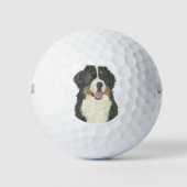 Bernese Mountain Dog Golfball (Vorderseite)