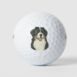 Bernese Mountain Dog Golfball