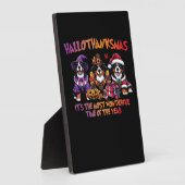 Bernese Mountain Dog Halloween Erntedank Christ Fotoplatte (Seite)