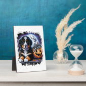 Bernese Mountain Dog Halloween Fotoplatte (Seite)