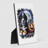 Bernese Mountain Dog Halloween Fotoplatte (Seite)