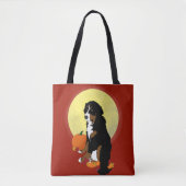 Bernese Mountain Dog Halloween Herbst Tasche (Vorderseite)