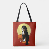 Bernese Mountain Dog Halloween Herbst Tasche (Rückseite)