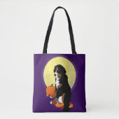 Bernese Mountain Dog Halloween Herbst Tasche (Vorderseite)