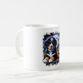 Bernese Mountain Dog Halloween Kaffeetasse (Vorderseite Links)
