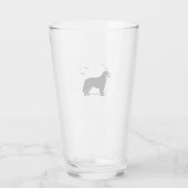 Bernese Mountain Dog � Halloween Moon Silhouette O Glas (Rückseite)