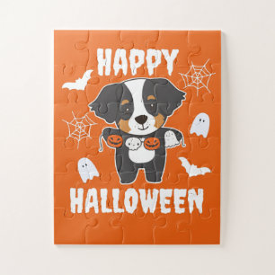 Bernese Mountain Dog Happy Halloween Dog Kostüm Puzzle