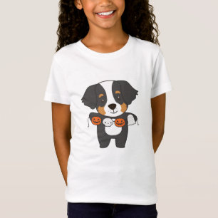 Bernese Mountain Dog Happy Halloween Dog Kostüm T-Shirt