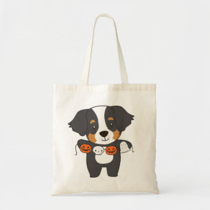 Bernese Mountain Dog Happy Halloween Hunde Kostüm  Tragetasche