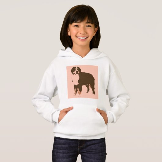 Bernese Mountain Dog Hoodie (Vorne ganz)