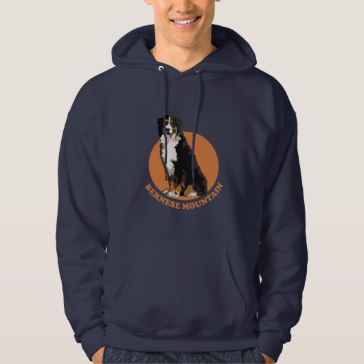 Bernese Mountain Dog Hoodie (Vorderseite)