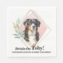 Bernese Mountain Dog I Do Too Napkins Serviette