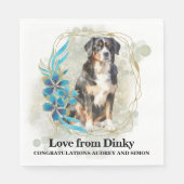 Bernese Mountain Dog I Do Too Napkins Serviette (Vorderseite)