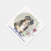 Bernese Mountain Dog I Do Too Napkins Serviette (Ecke)