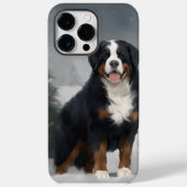 Bernese Mountain Dog im Schnee Weihnachten Case-Mate iPhone Hülle (Rückseite)