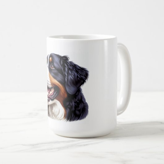 Bernese Mountain Dog Kaffeetasse (VorderseiteRechts)