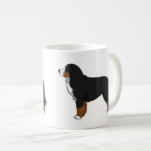 Bernese Mountain Dog Kaffeetasse (VorderseiteRechts)