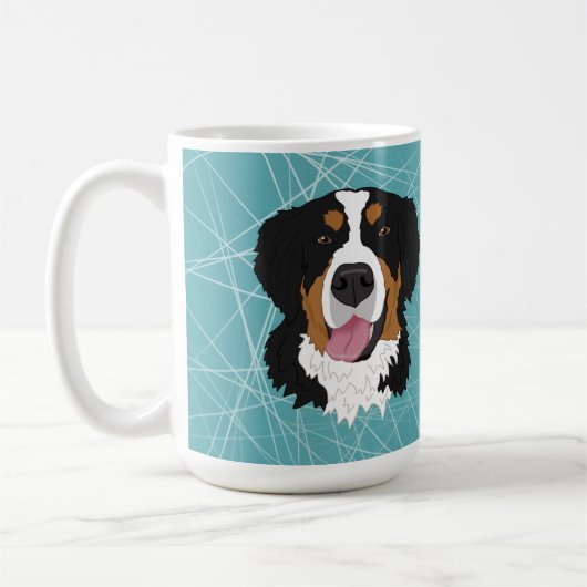 Bernese Mountain Dog Kaffeetasse (Links)