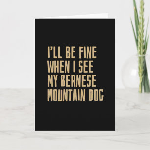 Bernese Mountain Dog Karte