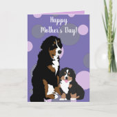 Bernese Mountain Dog Karte (Vorderseite)