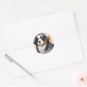 Bernese Mountain Dog Key Chain Runder Aufkleber (Umschlag)