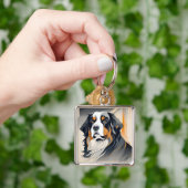 Bernese Mountain Dog Key Chain Schlüsselanhänger (Hand)
