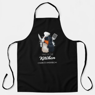 Bernese Mountain Dog King of the Kitchen Dog Koch Schürze
