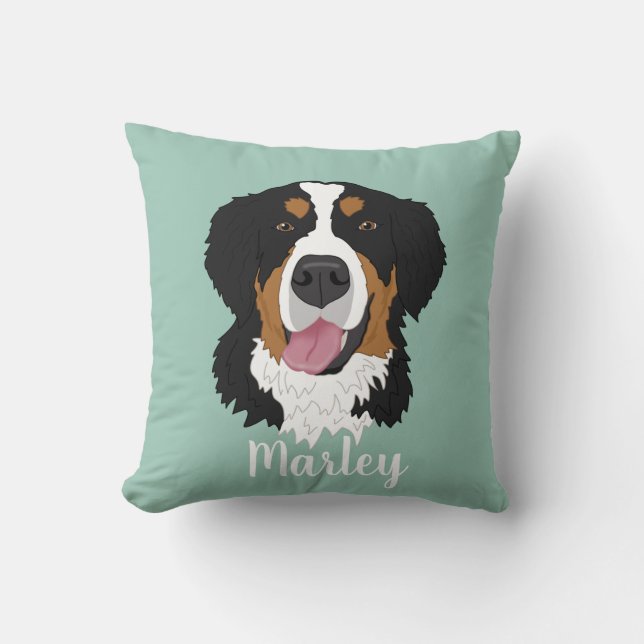 Bernese Mountain Dog Kissen (Vorderseite)