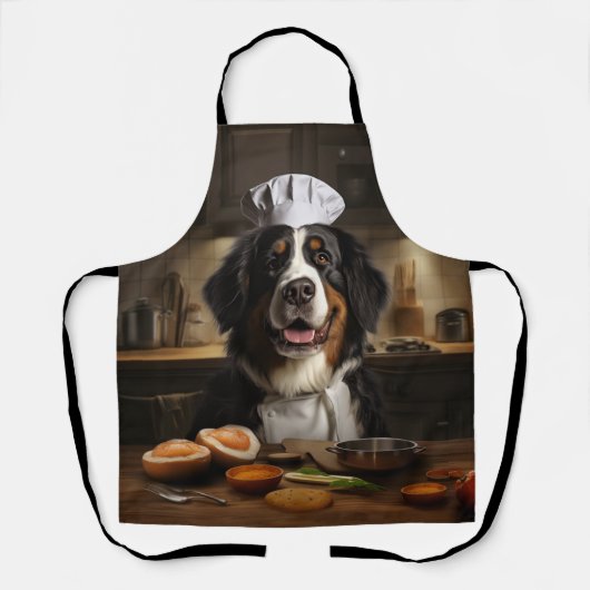 Bernese Mountain Dog Koch Schürze (Vorderseite)