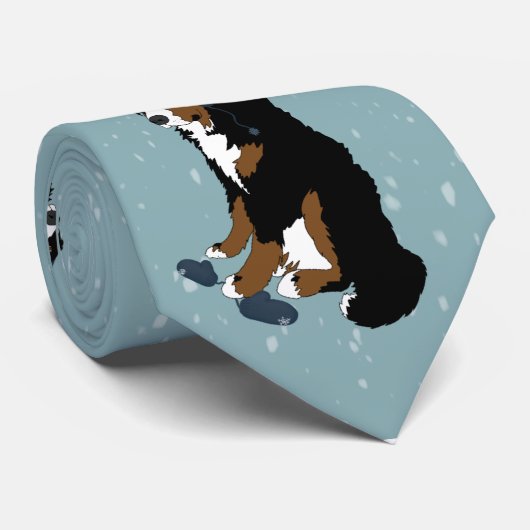 Bernese Mountain Dog Krawatte (Gerollt)