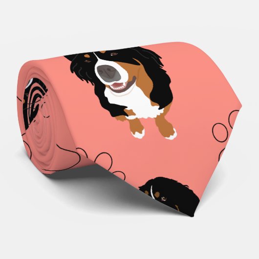 Bernese Mountain Dog Krawatte (Gerollt)