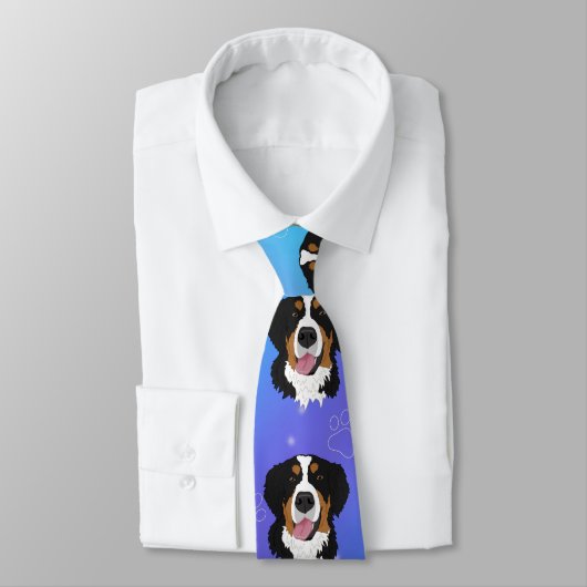 Bernese Mountain Dog Krawatte (Gebunden)