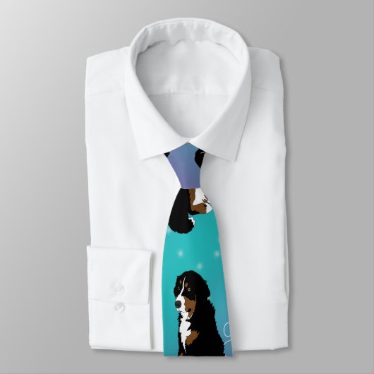 Bernese Mountain Dog Krawatte (Gebunden)