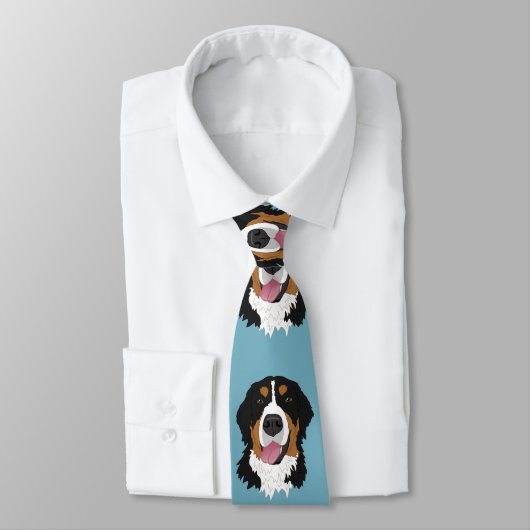 Bernese Mountain Dog Krawatte (Gebunden)