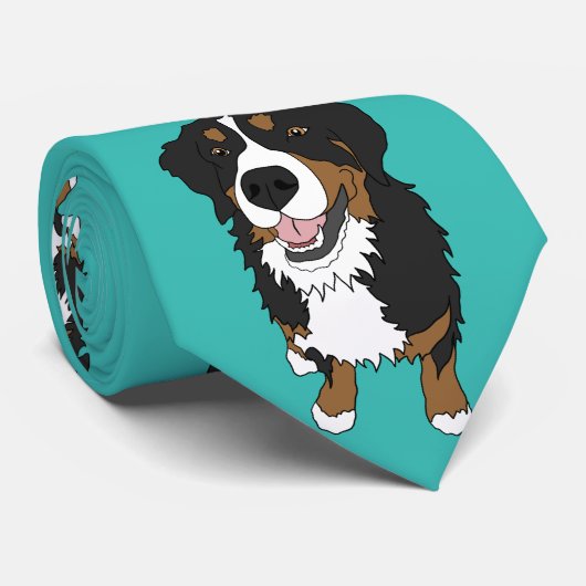 Bernese Mountain Dog Krawatte (Gerollt)