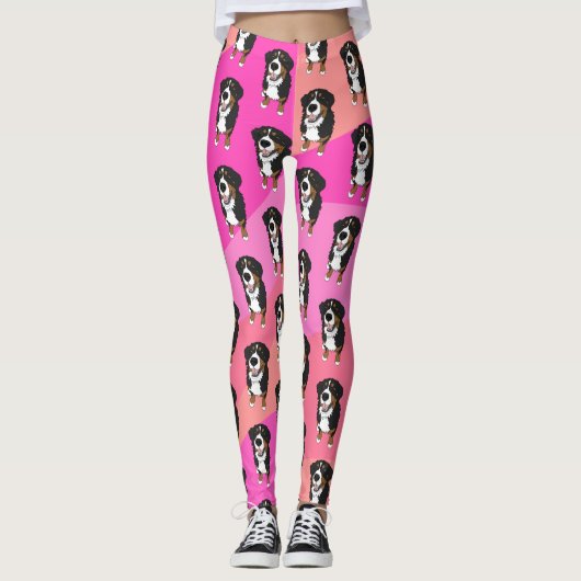 Bernese Mountain Dog Leggings (Vorderseite)
