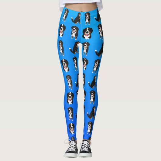 Bernese Mountain Dog Leggings (Vorderseite)