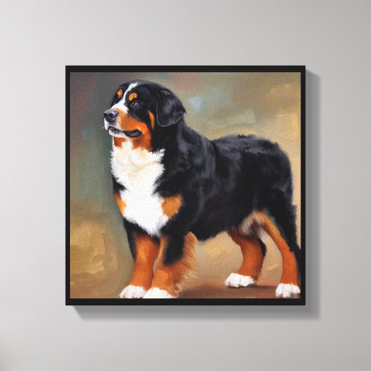 Bernese Mountain Dog Leinwanddruck (Vorderseite)