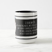 Bernese Mountain Dog Liebe mein Vater Dog Lover Tasse (Zentrum)