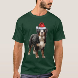 Bernese Mountain Dog Lover Funny Christmas T-Shirt