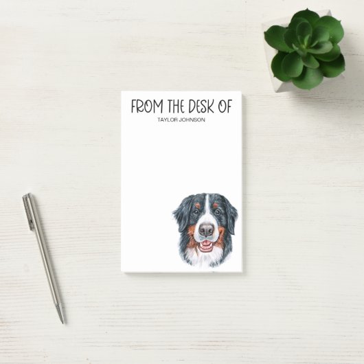 Bernese Mountain Dog Lover Post-it Notes Klebezettel (Büro)