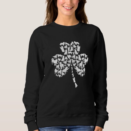 Bernese Mountain Dog Lover St Patrick S Day Puppy Sweatshirt (Vorderseite)