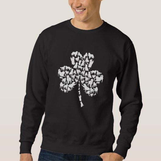 Bernese Mountain Dog Lover St Patrick S Day Puppy Sweatshirt (Vorderseite)
