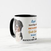 Bernese Mountain Dog Loyal Friend Tasse (Vorderseite Links)