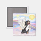 Bernese Mountain Dog Magnet (Vorderseite/Rückseite)