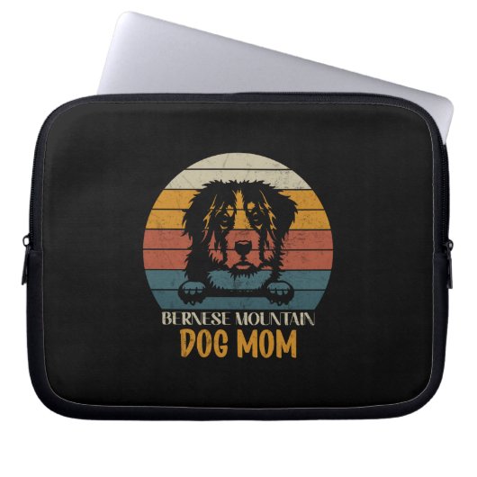 Bernese Mountain Dog Mama, Berner Hundemutter Laptopschutzhülle (Vorderseite)