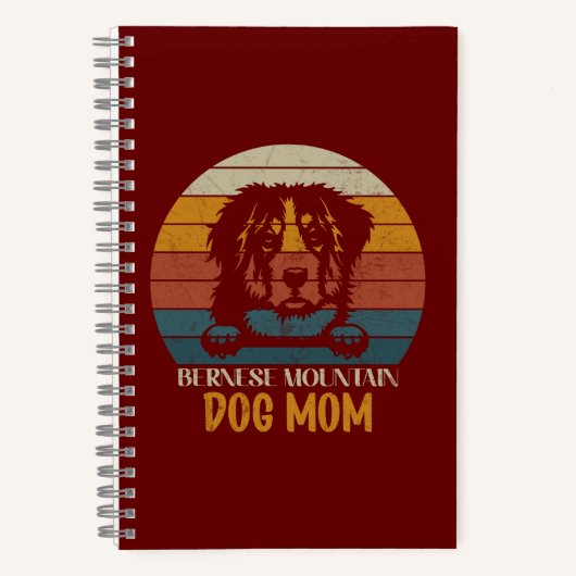 Bernese Mountain Dog Mama, Berner Hundemutter Notizblock (Vorderseite)